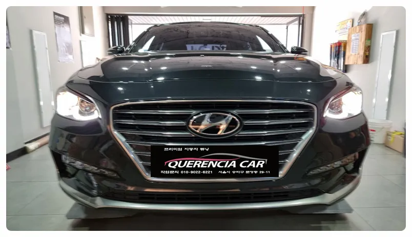 Hyundai Grandeur IG lighting upgrade installation result