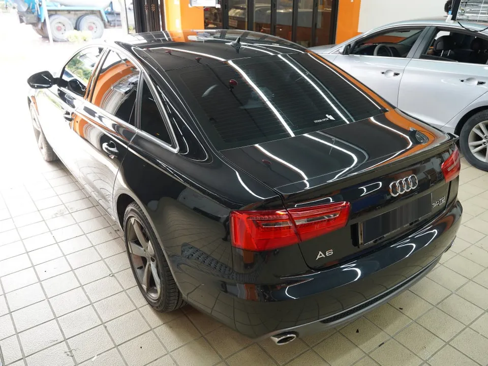 Audi A6のカーフィルム施工事例｜費用目安と仕上がり 施工写真 1-2