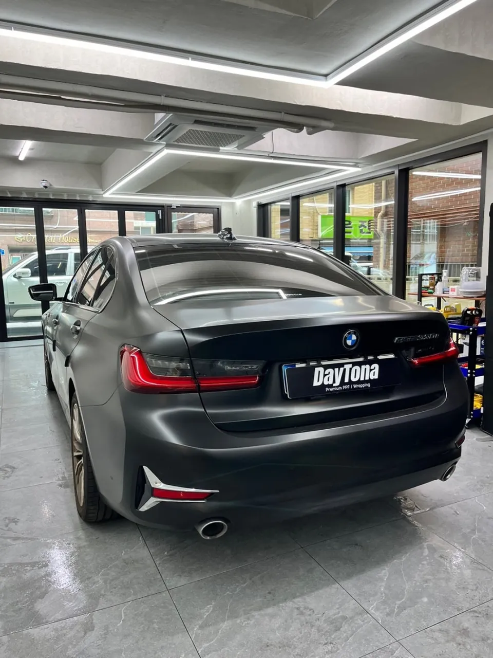BMW 330e Vinyl Wrap Review: Satin Black Partial Re-wrap Success After