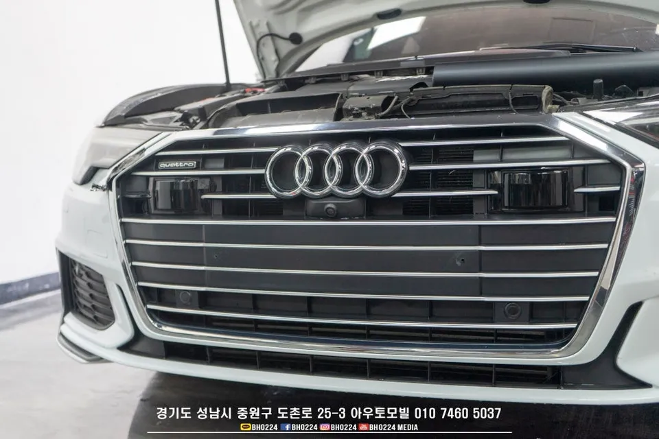Audi A6のカーラッピング事例 施工写真 4-1