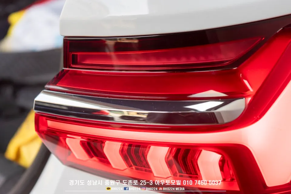 Audi A6のカーラッピング事例 施工写真 1-3