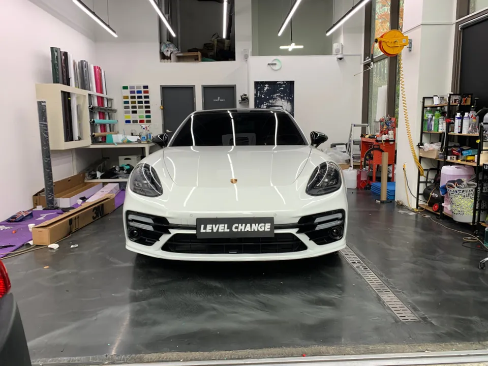 Porsche Panamera 4 Vinyl Wrap Review: Chalk Gray Transformation