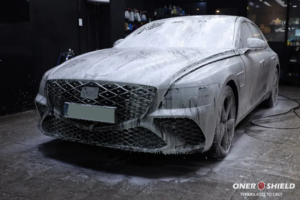 Genesis G80 Sport PPF施工事例|費用目安と仕上がり 施工写真 1-1