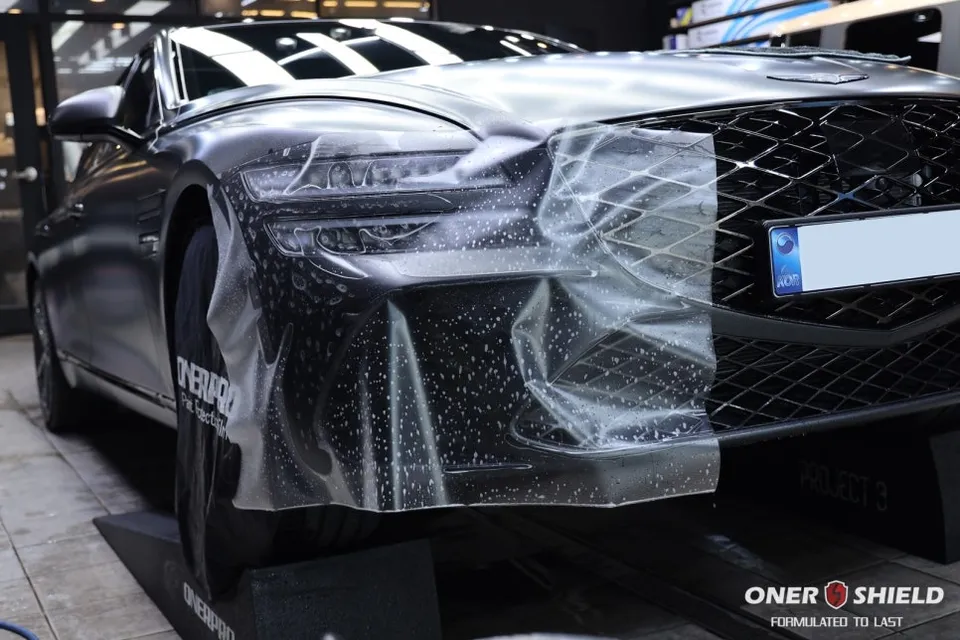 Genesis G80 Sport PPF施工事例|費用目安と仕上がり 施工写真 2-2