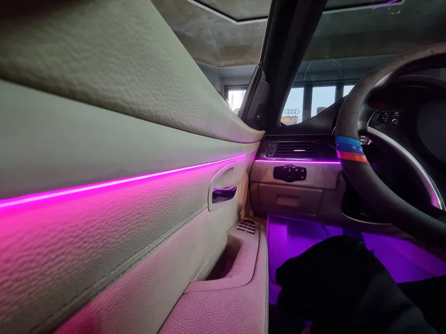 BMW 3 Series ambient lighting - BMW 3 Series Ambient Lighting Review - Cost & Results photo 4