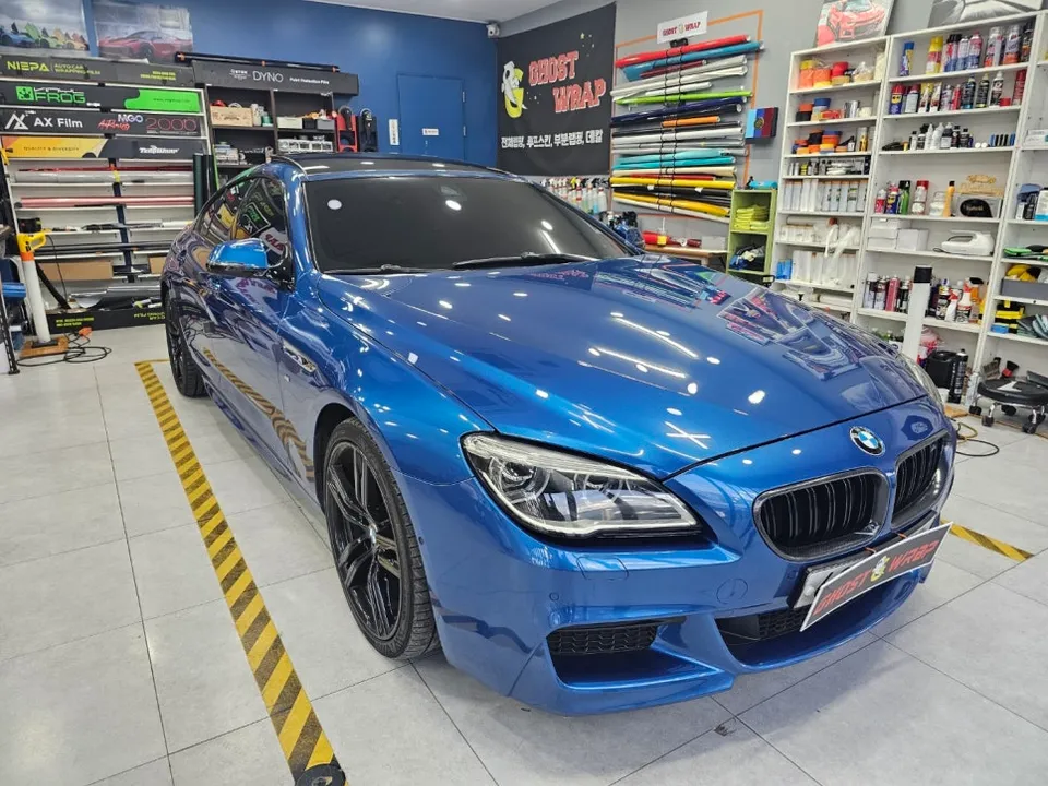 BMW 6 SeriesのPPF施工事例｜後部ライトの保護とドレスアップ 施工写真 1-1