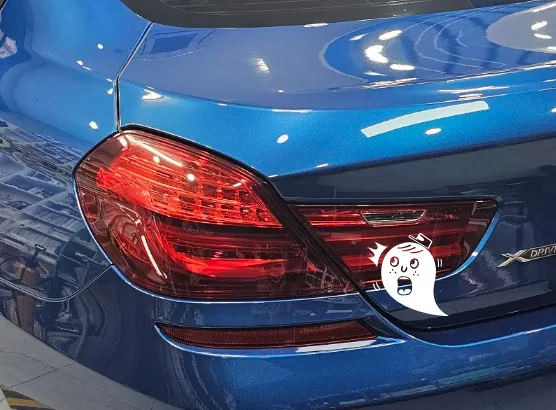 BMW 6 SeriesのPPF施工事例｜後部ライトの保護とドレスアップ 施工写真 3-1