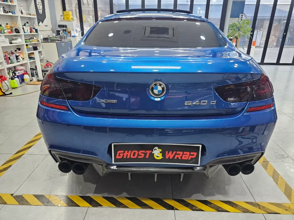 BMW 6 SeriesのPPF施工事例｜後部ライトの保護とドレスアップ 施工写真 3-2