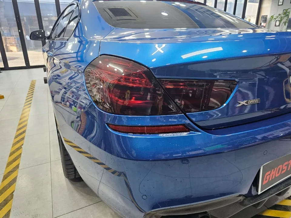BMW 6 SeriesのPPF施工事例｜後部ライトの保護とドレスアップ 施工写真 1-3