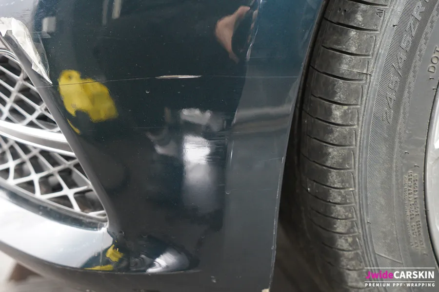 Genesis G80 ppf - Genesis G80 PPF Redo: Post-Insurance Bumper Protection Review photo 4