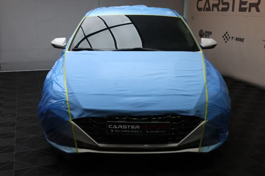 Hyundai Elantraのカーフィルム施工事例｜費用目安・仕上がり 施工写真 3-2
