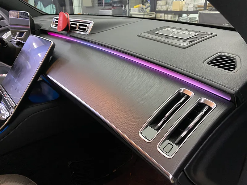 Mercedes-Benz S-Class interior customization - Mercedes-Benz S-Class Piano Black Trim Upgrade Review photo 4