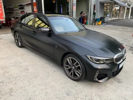 BMW 3 Series G20 vinyl wrap - BMW 3 Series G20 Vinyl Wrap Review: Satin Black photo 4
