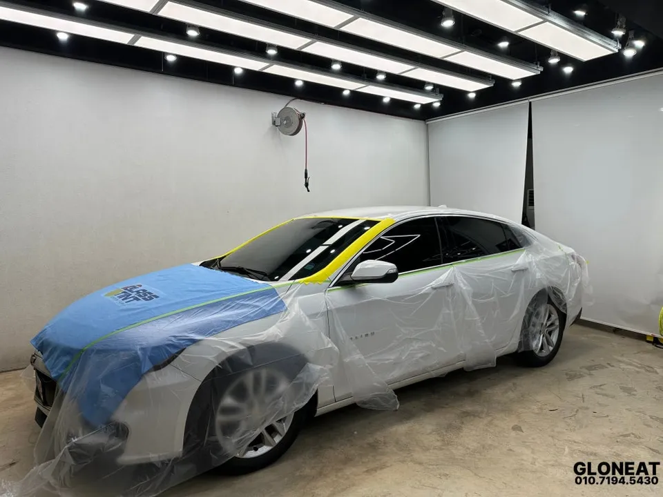 Chevrolet Malibuのカーフィルム施工事例|費用目安・仕上がり 施工写真 1-2