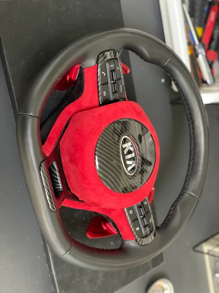 Kia K5 steering wheel - Kia K5 Steering Wheel Customization Review — Cost & Results photo 3
