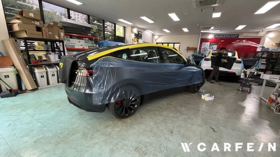 Tesla Model Y PPF施工事例|費用目安と仕上がり 施工写真 2-2