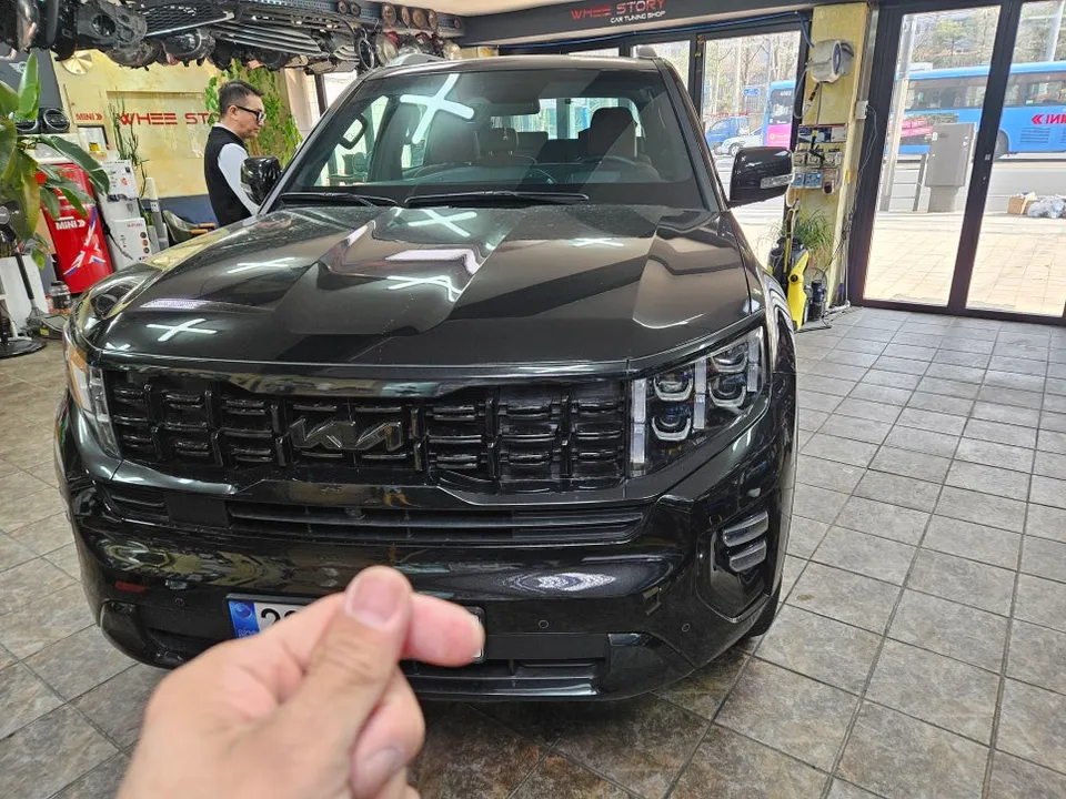 Kia Mohave body repair installation result