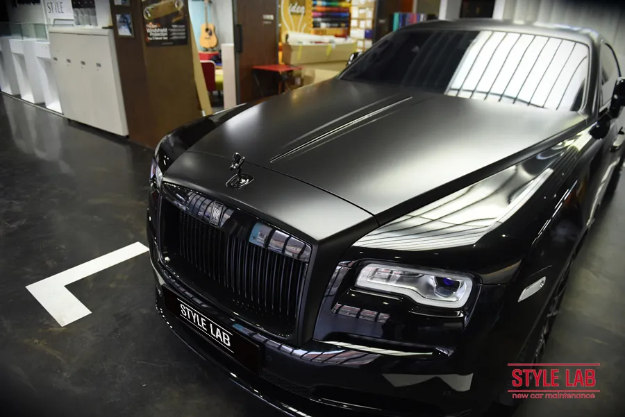 Rolls-Royce Wraithのカーラッピング事例|費用目安・仕上がり 施工写真 1-3