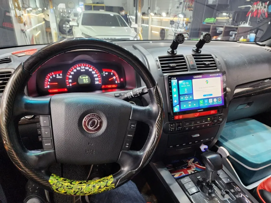 Kia MohaveのAndroid Auto・CarPlay取付事例 施工写真 4-2