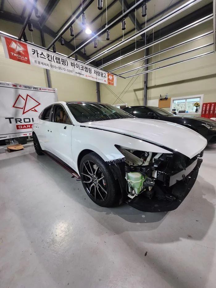 Hyundai Sonata DN8のカーラッピング事例｜費用目安・仕上がり 施工写真 2-2