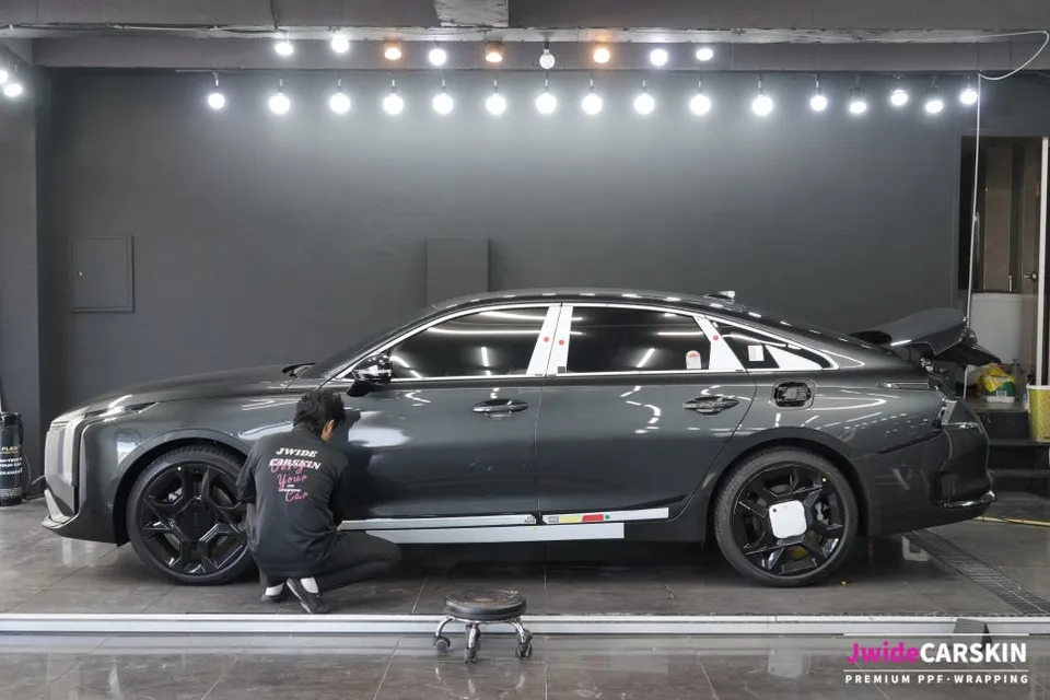 Kia K8 PPF施工事例｜費用目安と仕上がり 施工写真 3-1