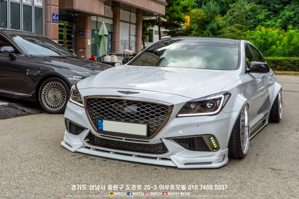 Genesis G80 Sportのカーフィルム施工事例|費用目安・仕上がり 施工写真 3-2