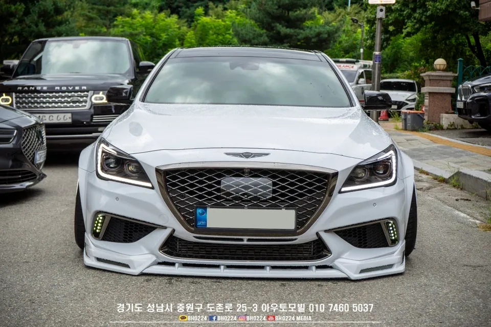 Genesis G80 Sportのカーフィルム施工事例|費用目安・仕上がり 施工写真 3-3