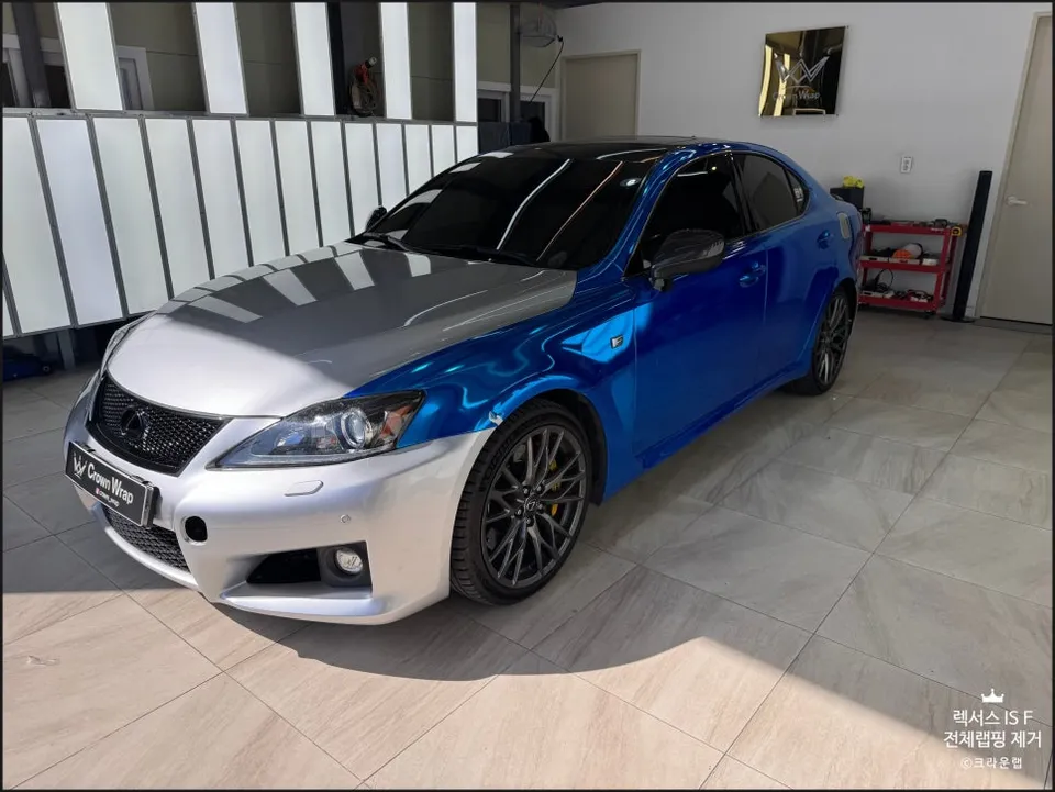 Lexus IS vinyl wrap - Lexus IS Vinyl Wrap Removal & Restoration Review photo 3