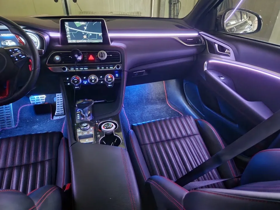 Genesis G70 ambient lighting - Genesis G70 Ambient Lighting Review: Cost & Results photo 8