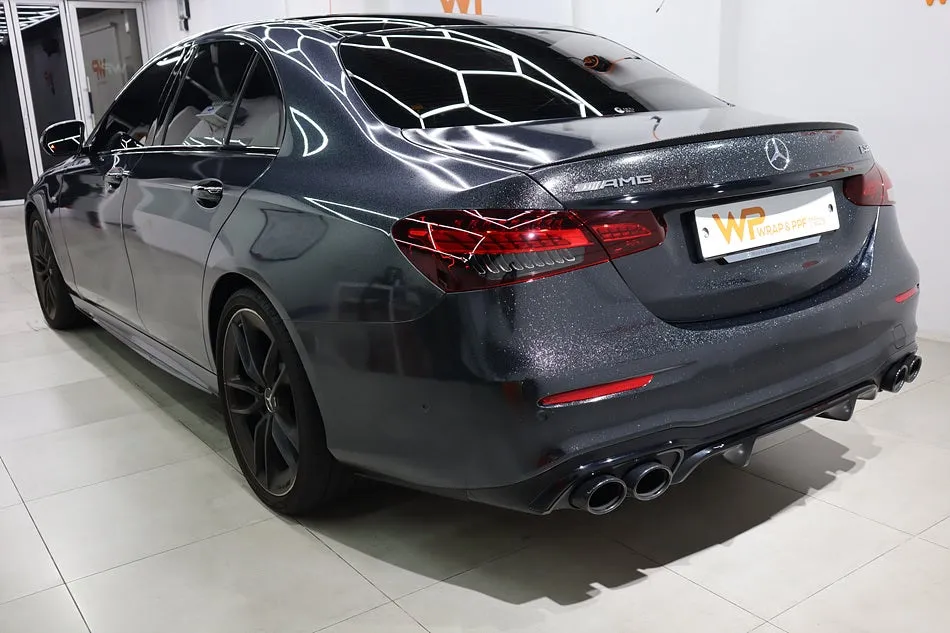 Mercedes-Benz E-Class W213 vinyl wrap - Mercedes-Benz E-Class Vinyl Wrap Review: Pearl Black Transformati photo 4
