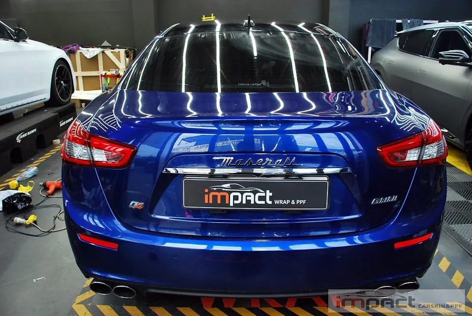 Maserati Ghibliのカーラッピング事例|費用目安・仕上がり 施工写真 2-2