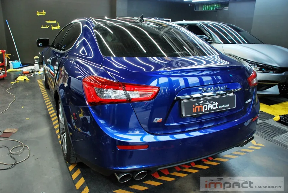 Maserati Ghibliのカーラッピング事例|費用目安・仕上がり 施工写真 2-3