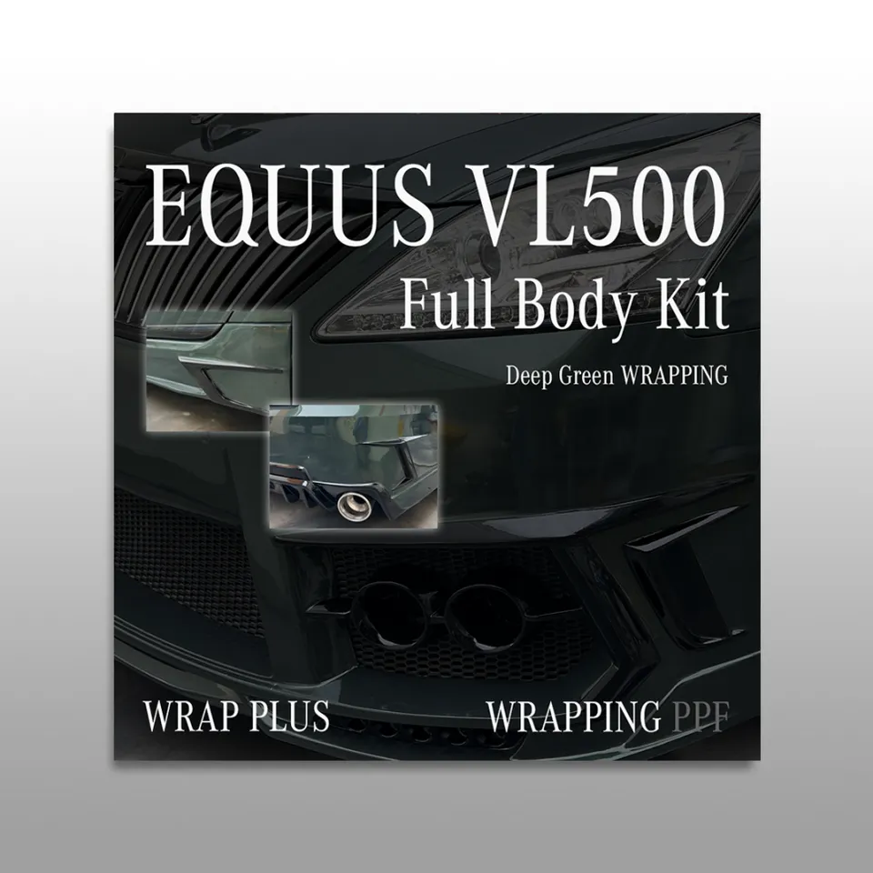 Hyundai Equus Vinyl Wrap Review: Deep Green Color Change photo 1