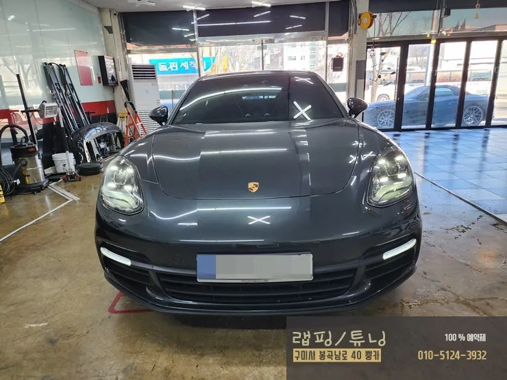 Porsche Panamera 4 vinyl wrap - Porsche Panamera 4 Vinyl Wrap Review: Slate Grey Color Change photo 3