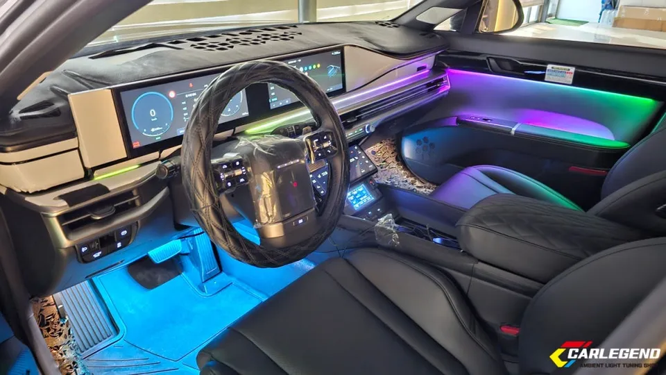 Hyundai Grandeur GN7 ambient lighting - Hyundai Grandeur GN7 Ambient Lighting Review - Enhanced Interior photo 3