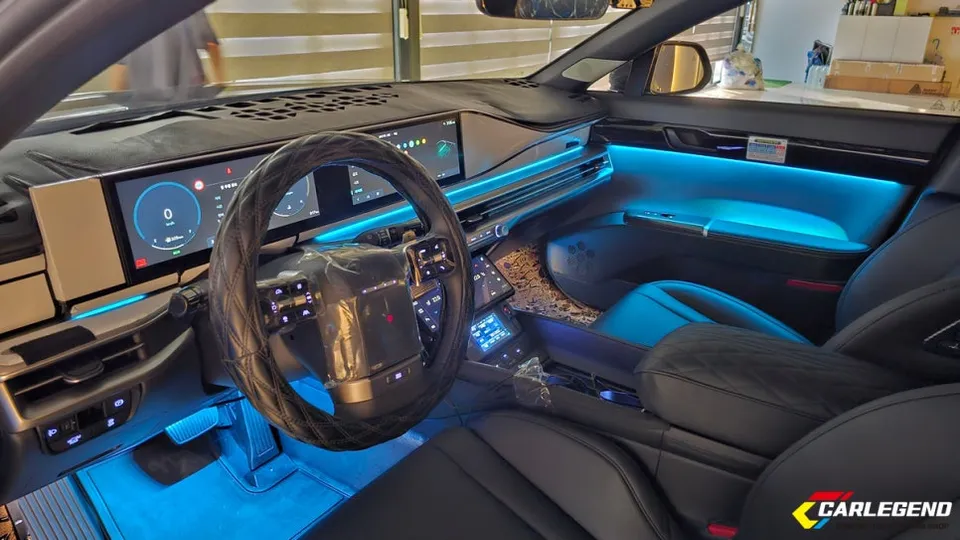 Hyundai Grandeur GN7 ambient lighting - Hyundai Grandeur GN7 Ambient Lighting Review - Enhanced Interior photo 5