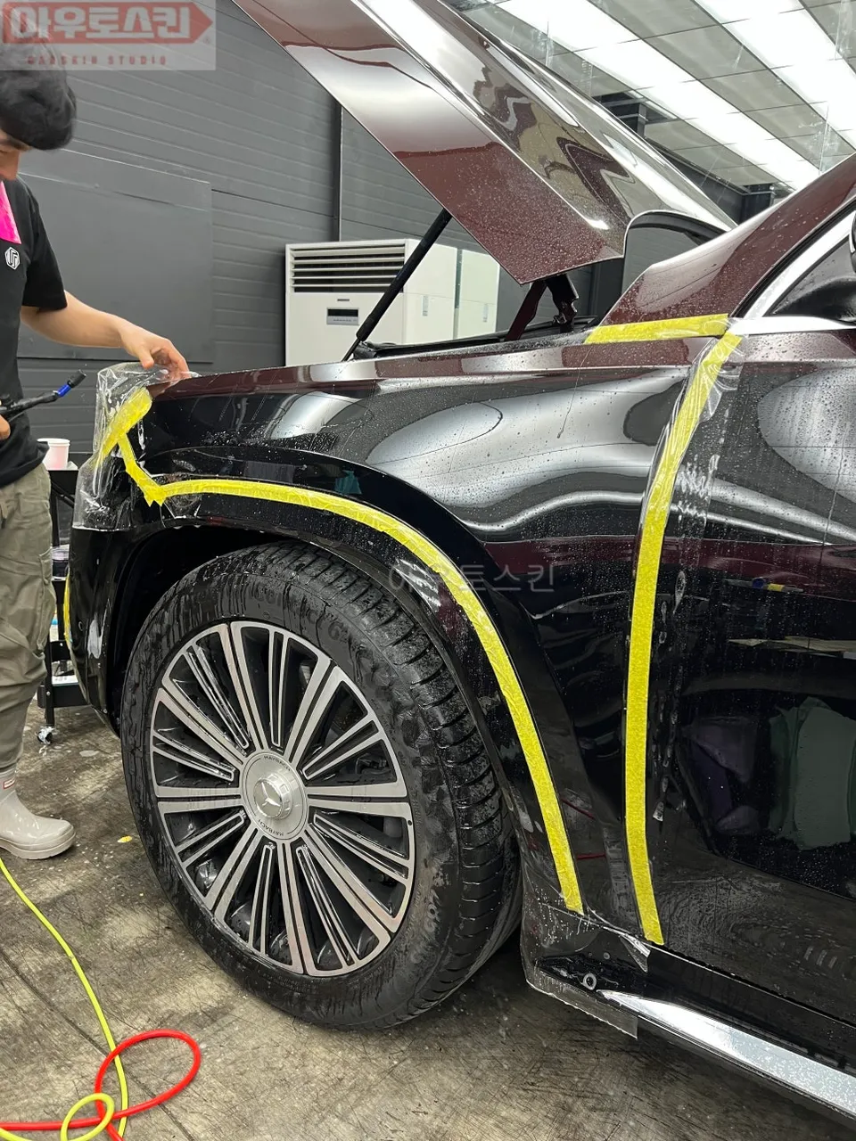 Mercedes-Benz GLS Maybach PPF施工事例|費用目安・仕上がり 施工写真 3-2