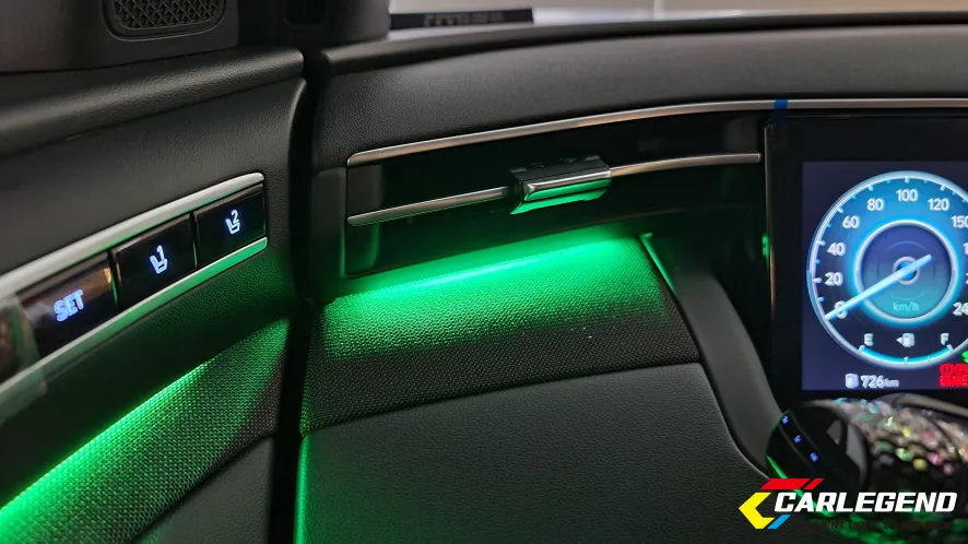Hyundai Tucson NX4 ambient lighting - Hyundai Tucson NX4 Ambient Lighting Review: Cost & Results photo 3