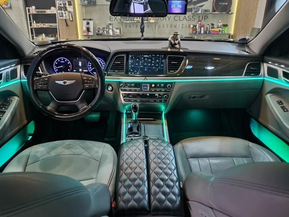 Genesis G80 ambient lighting - Genesis G80 Ambient Lighting Review: Interior LED Upgrade Cost photo 5