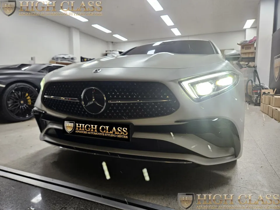 Mercedes-Benz CLS body kit installation result