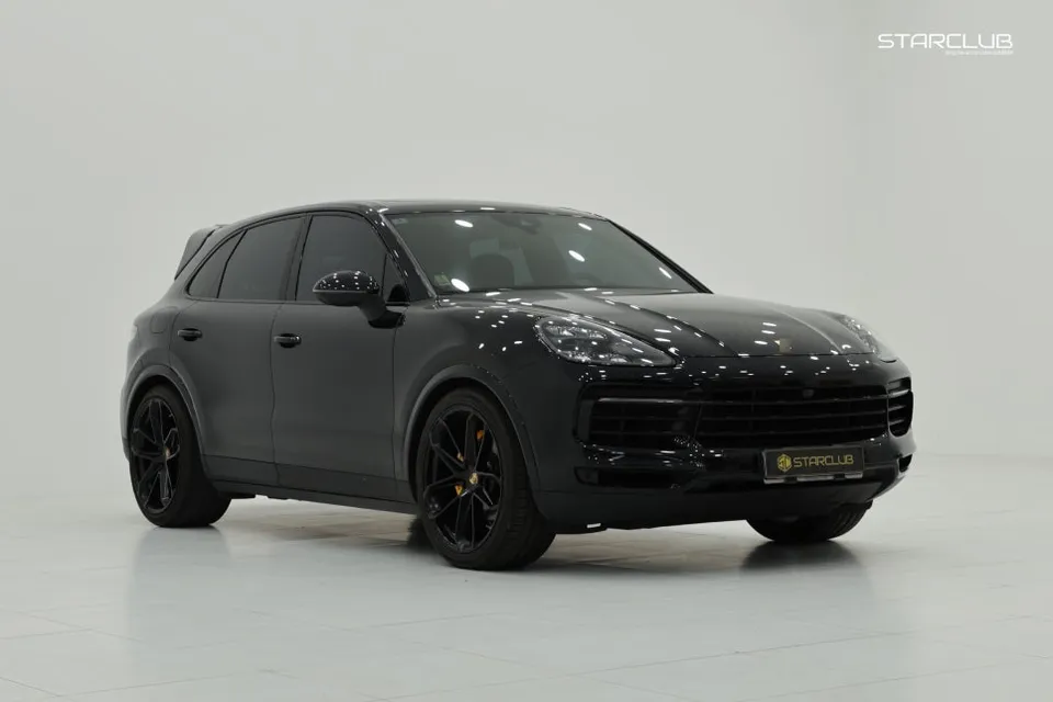 Porsche Cayenne body kit installation result