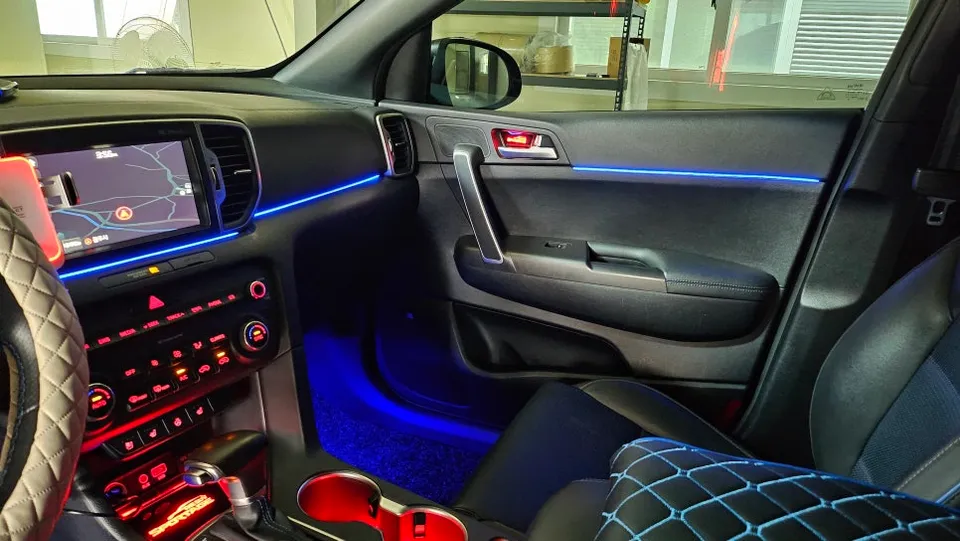 Kia Sportage QL ambient lighting - Kia Sportage QL Ambient Lighting Upgrade: Mood Lighting Magic photo 3