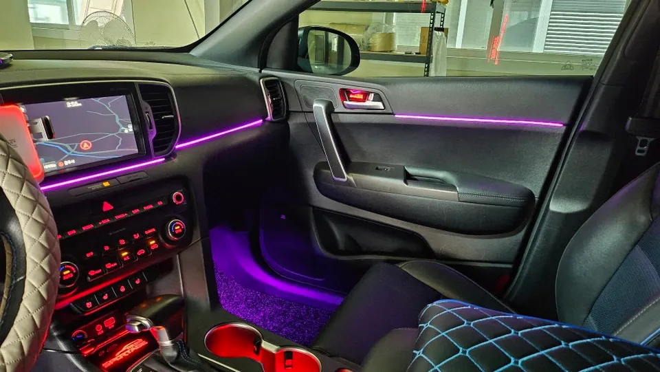 Kia Sportage QL ambient lighting - Kia Sportage QL Ambient Lighting Upgrade: Mood Lighting Magic photo 4