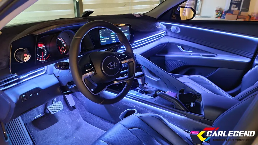 Hyundai Elantra CN7 ambient lighting - Hyundai Elantra CN7 Ambient Lighting Review: Custom Molding photo 3