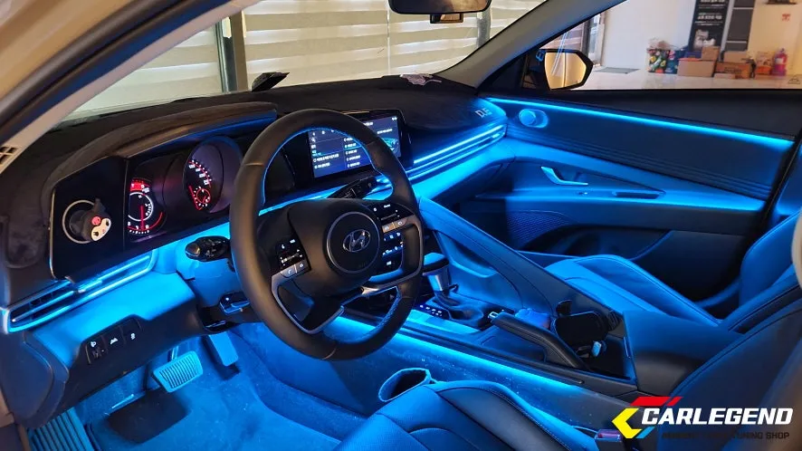 Hyundai Elantra CN7 ambient lighting - Hyundai Elantra CN7 Ambient Lighting Review: Custom Molding photo 4