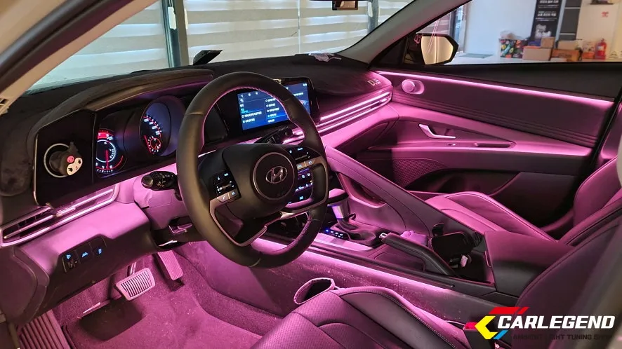 Hyundai Elantra CN7 ambient lighting - Hyundai Elantra CN7 Ambient Lighting Review: Custom Molding photo 5
