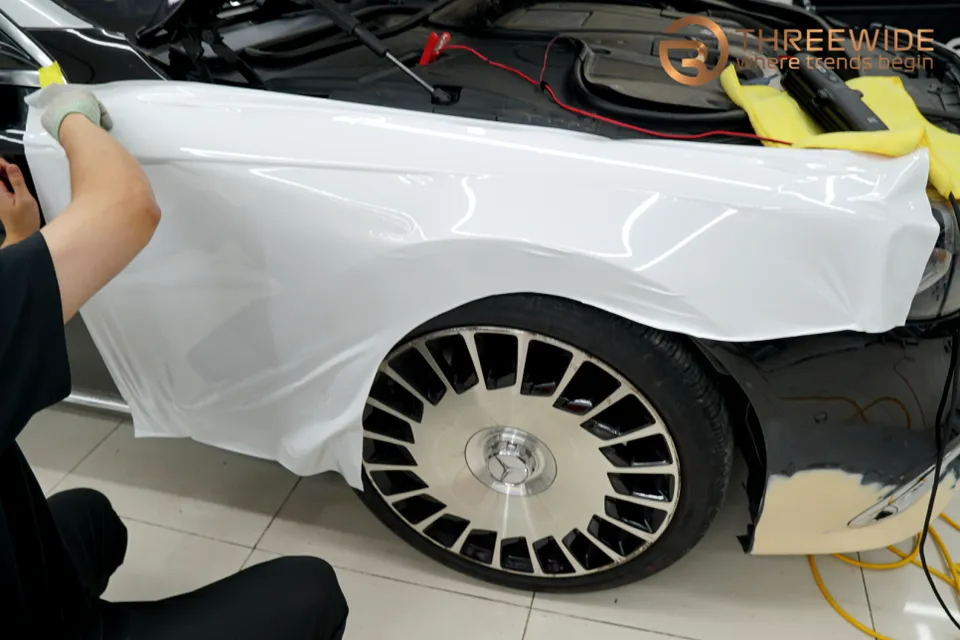 Mercedes-Benz Maybachのカーラッピング事例|費用目安・仕上がり 施工写真 1-2