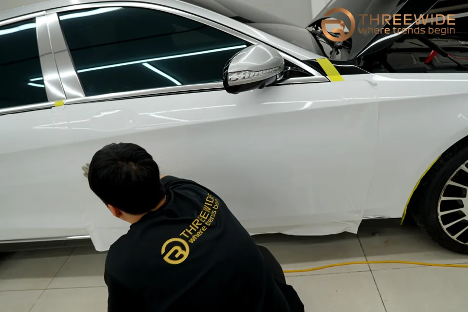 Mercedes-Benz Maybachのカーラッピング事例|費用目安・仕上がり 施工写真 1-3