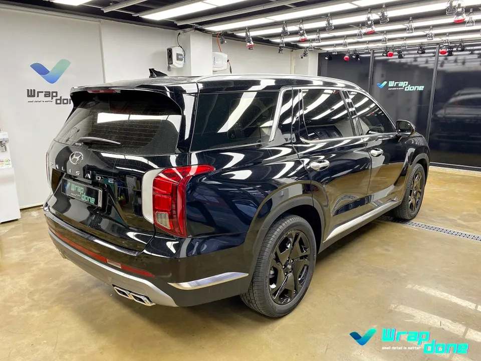 Hyundai Palisadeのカーラッピング事例|費用目安・仕上がり 施工写真 2-1