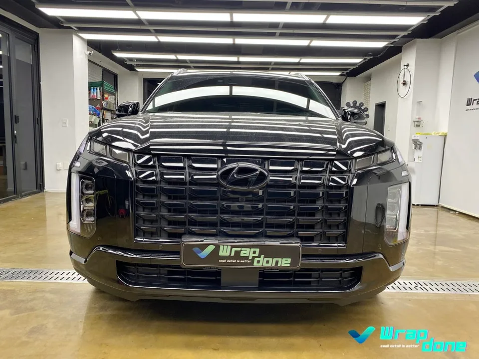 Hyundai Palisadeのカーラッピング事例|費用目安・仕上がり 施工写真 3-3